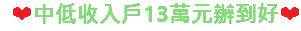 ❤中低收入戶13萬元辦到好❤